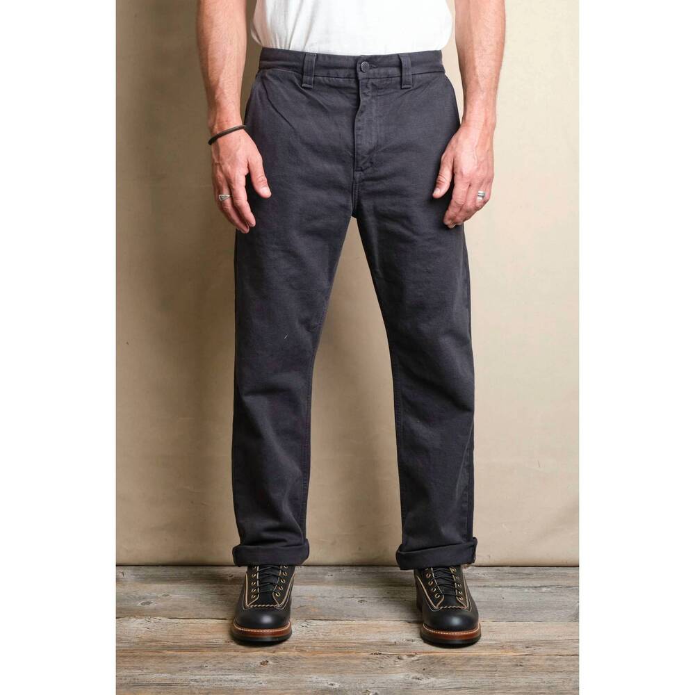 NEW FREENOTE CLOTH deck slim straight pant in black